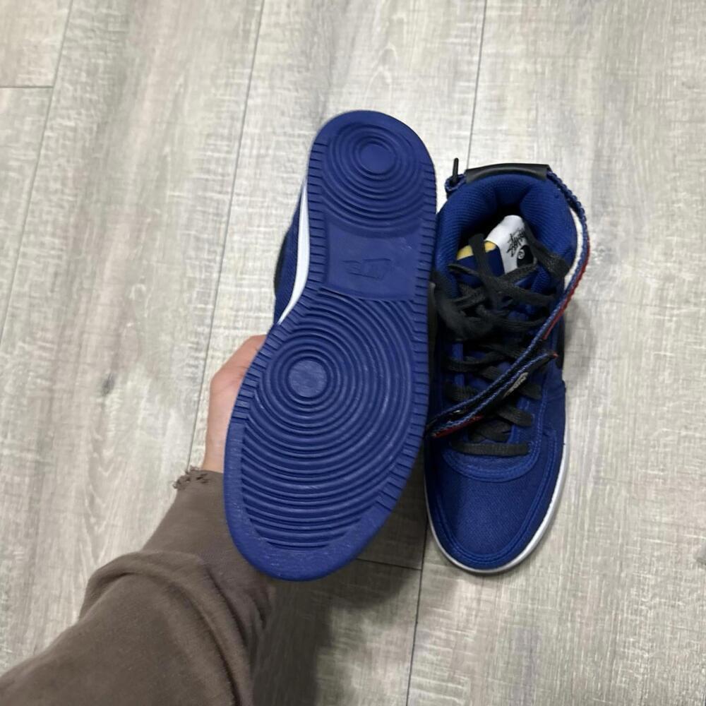 Nike Stussy x Vandal High Deep Royal Blue DX5425-400 Size 5 Men / 6.5 Women - Picture 6 of 8